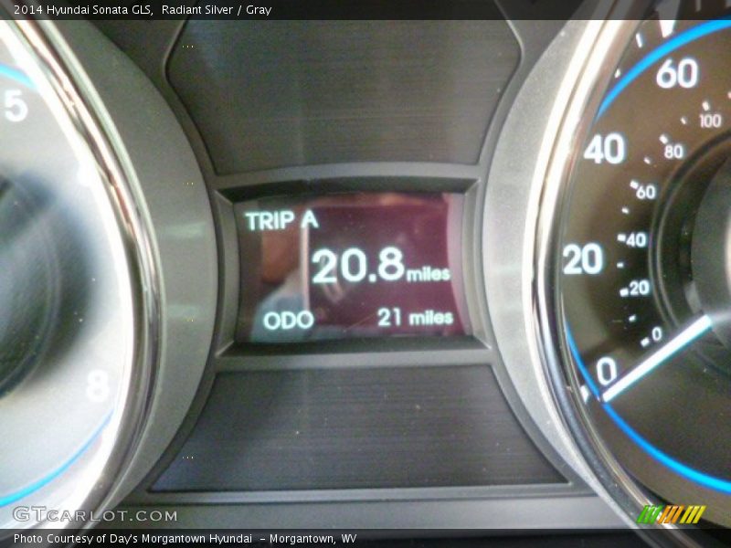 Radiant Silver / Gray 2014 Hyundai Sonata GLS