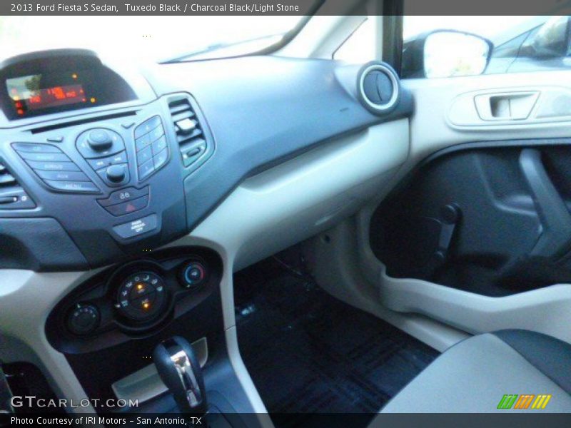 Tuxedo Black / Charcoal Black/Light Stone 2013 Ford Fiesta S Sedan