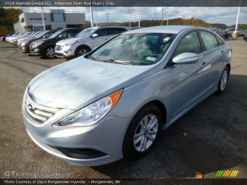 Iridescent Silver Blue Pearl / Gray 2014 Hyundai Sonata GLS