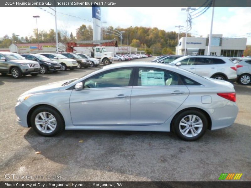 Iridescent Silver Blue Pearl / Gray 2014 Hyundai Sonata GLS