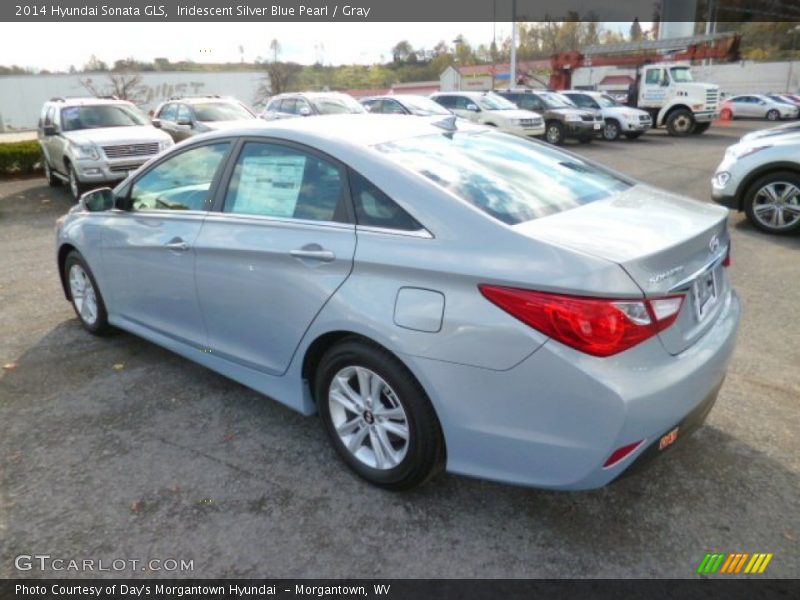 Iridescent Silver Blue Pearl / Gray 2014 Hyundai Sonata GLS