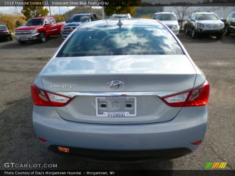 Iridescent Silver Blue Pearl / Gray 2014 Hyundai Sonata GLS