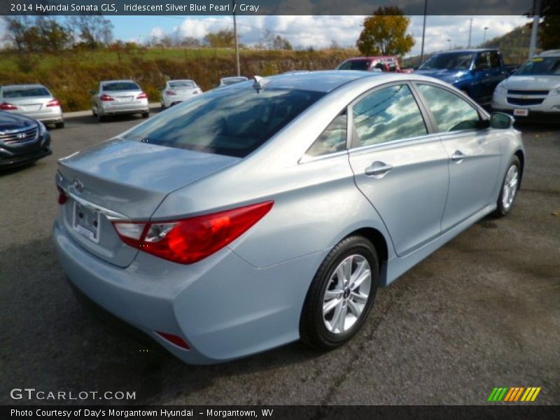 Iridescent Silver Blue Pearl / Gray 2014 Hyundai Sonata GLS