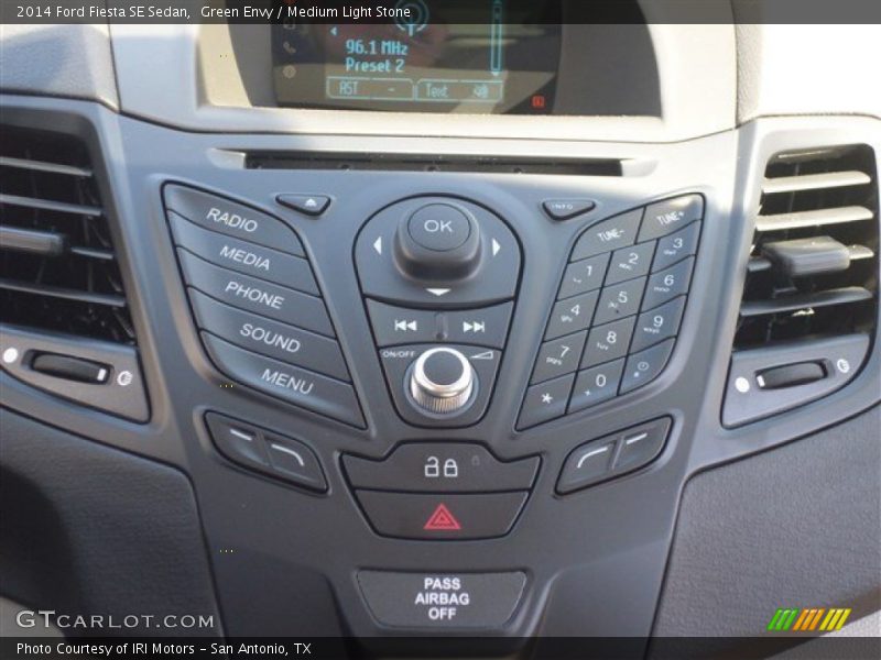 Green Envy / Medium Light Stone 2014 Ford Fiesta SE Sedan