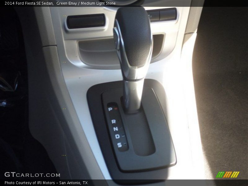 Green Envy / Medium Light Stone 2014 Ford Fiesta SE Sedan