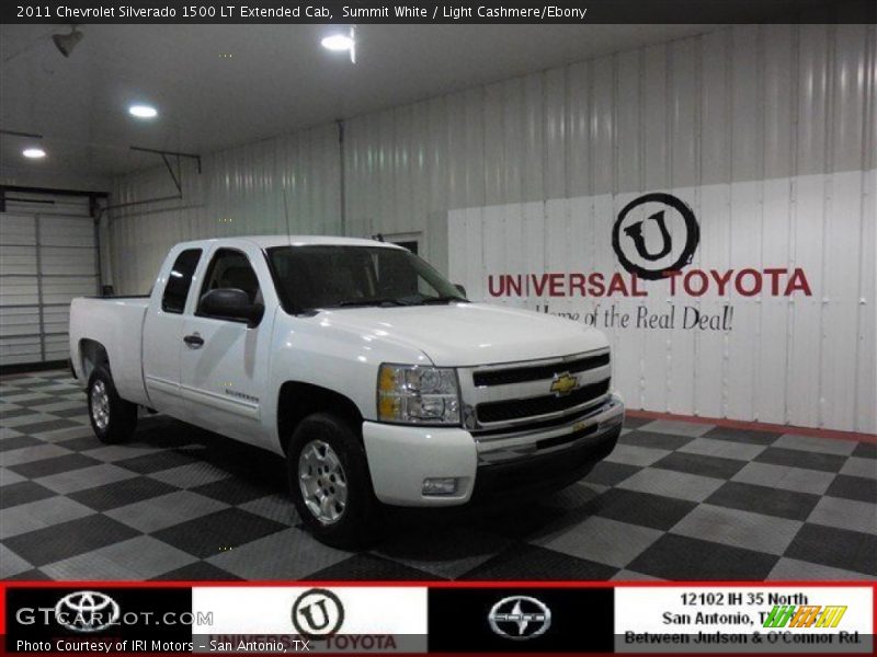 Summit White / Light Cashmere/Ebony 2011 Chevrolet Silverado 1500 LT Extended Cab