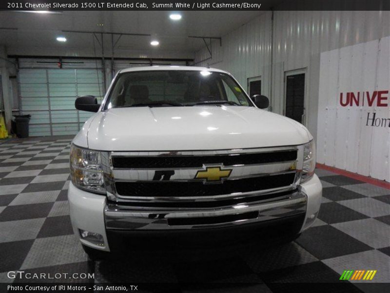 Summit White / Light Cashmere/Ebony 2011 Chevrolet Silverado 1500 LT Extended Cab