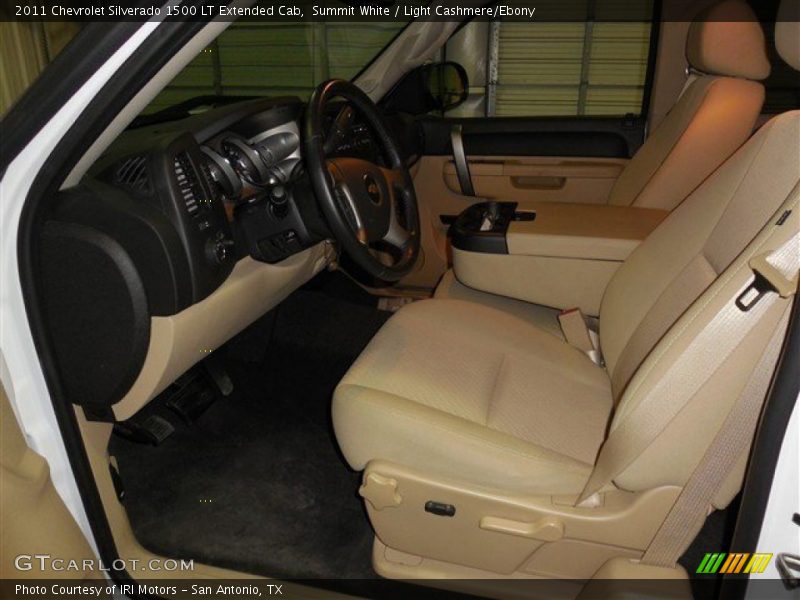 Summit White / Light Cashmere/Ebony 2011 Chevrolet Silverado 1500 LT Extended Cab