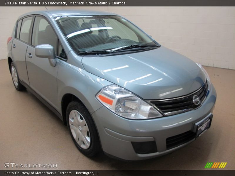 Magnetic Gray Metallic / Charcoal 2010 Nissan Versa 1.8 S Hatchback