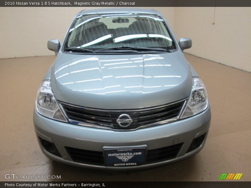 Magnetic Gray Metallic / Charcoal 2010 Nissan Versa 1.8 S Hatchback
