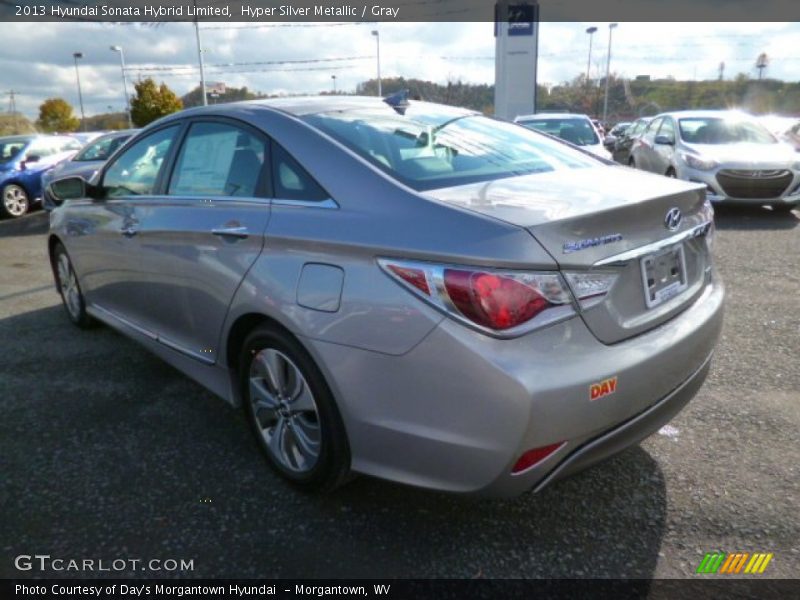 Hyper Silver Metallic / Gray 2013 Hyundai Sonata Hybrid Limited