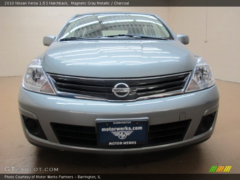 Magnetic Gray Metallic / Charcoal 2010 Nissan Versa 1.8 S Hatchback