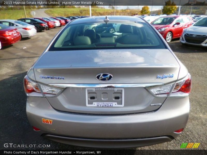 Hyper Silver Metallic / Gray 2013 Hyundai Sonata Hybrid Limited