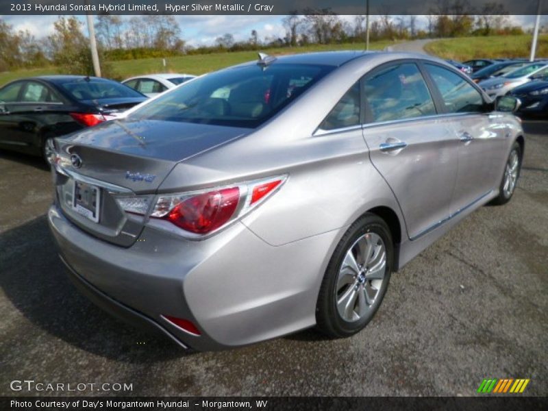 Hyper Silver Metallic / Gray 2013 Hyundai Sonata Hybrid Limited