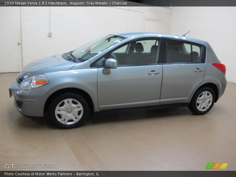 Magnetic Gray Metallic / Charcoal 2010 Nissan Versa 1.8 S Hatchback