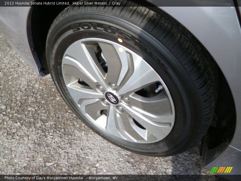 Hyper Silver Metallic / Gray 2013 Hyundai Sonata Hybrid Limited