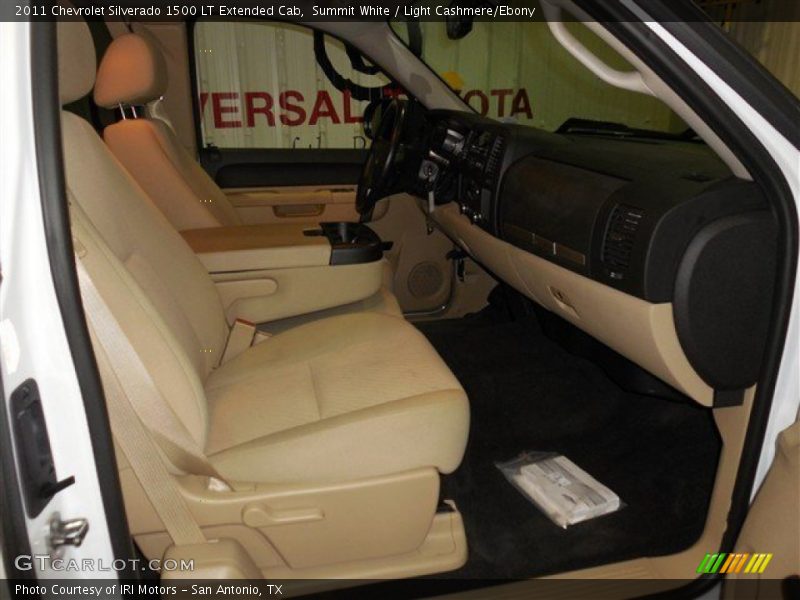 Summit White / Light Cashmere/Ebony 2011 Chevrolet Silverado 1500 LT Extended Cab
