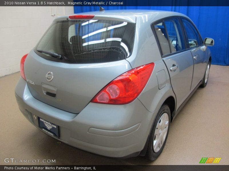 Magnetic Gray Metallic / Charcoal 2010 Nissan Versa 1.8 S Hatchback