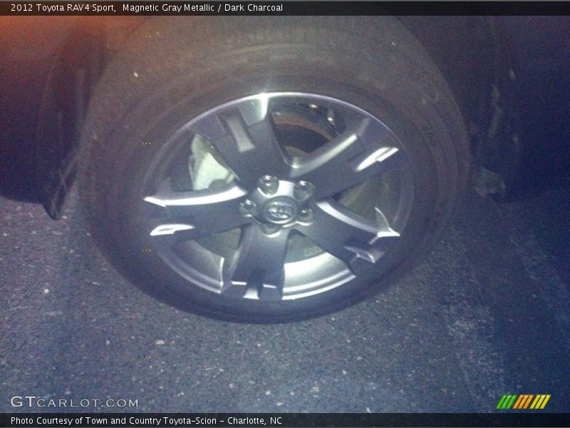 Magnetic Gray Metallic / Dark Charcoal 2012 Toyota RAV4 Sport