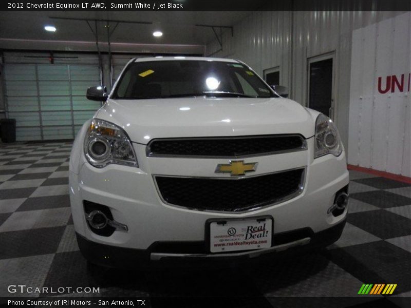 Summit White / Jet Black 2012 Chevrolet Equinox LT AWD