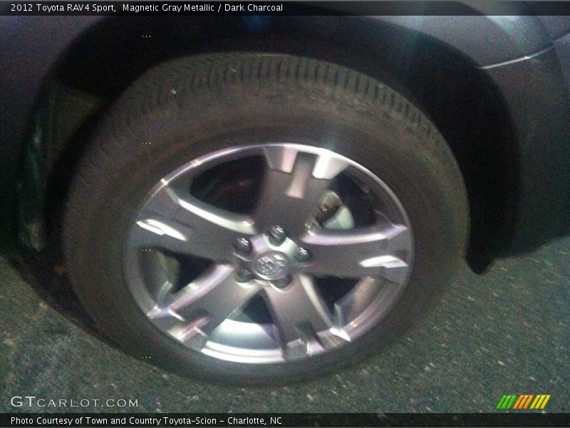 Magnetic Gray Metallic / Dark Charcoal 2012 Toyota RAV4 Sport