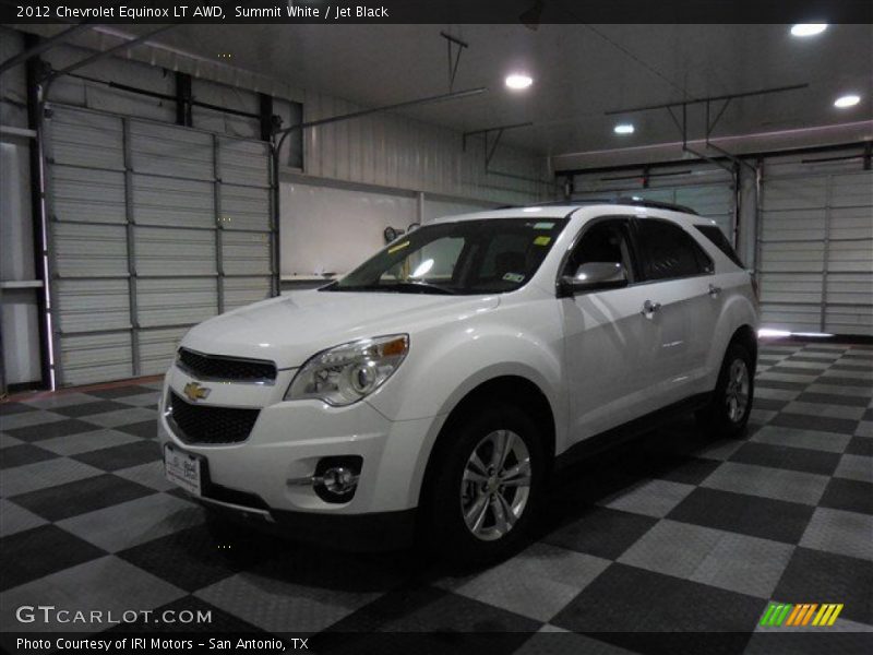 Summit White / Jet Black 2012 Chevrolet Equinox LT AWD