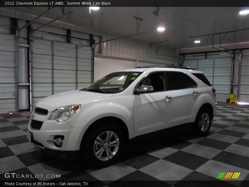 Summit White / Jet Black 2012 Chevrolet Equinox LT AWD