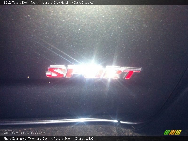 Magnetic Gray Metallic / Dark Charcoal 2012 Toyota RAV4 Sport
