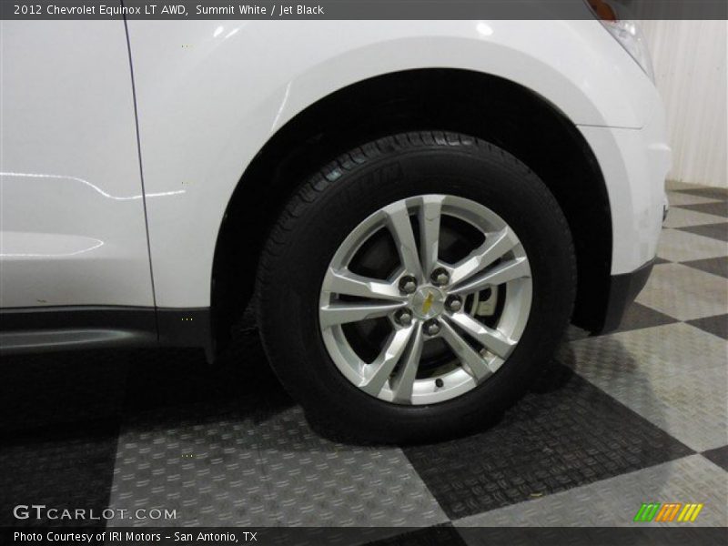 Summit White / Jet Black 2012 Chevrolet Equinox LT AWD