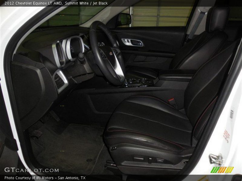 Summit White / Jet Black 2012 Chevrolet Equinox LT AWD