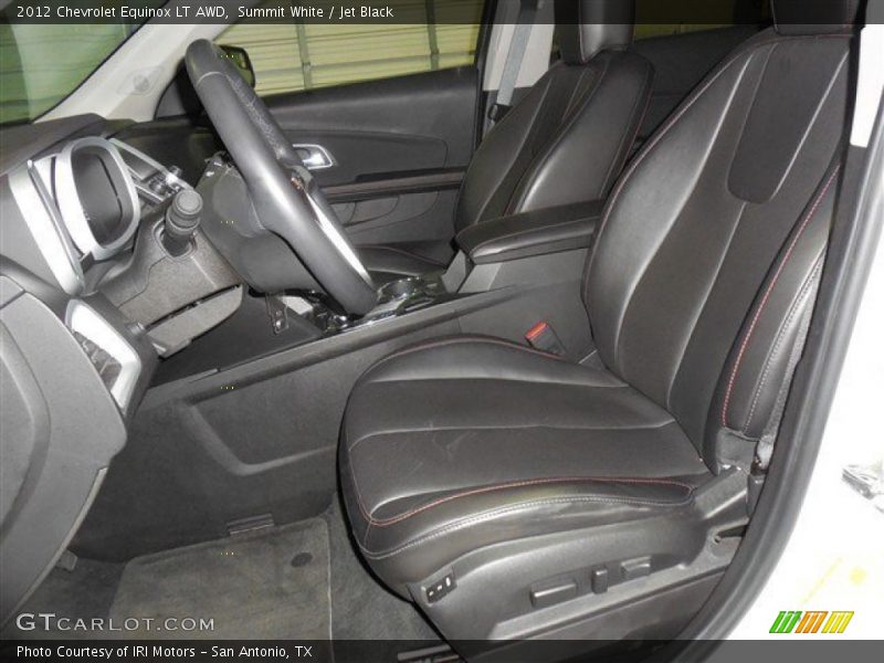 Summit White / Jet Black 2012 Chevrolet Equinox LT AWD