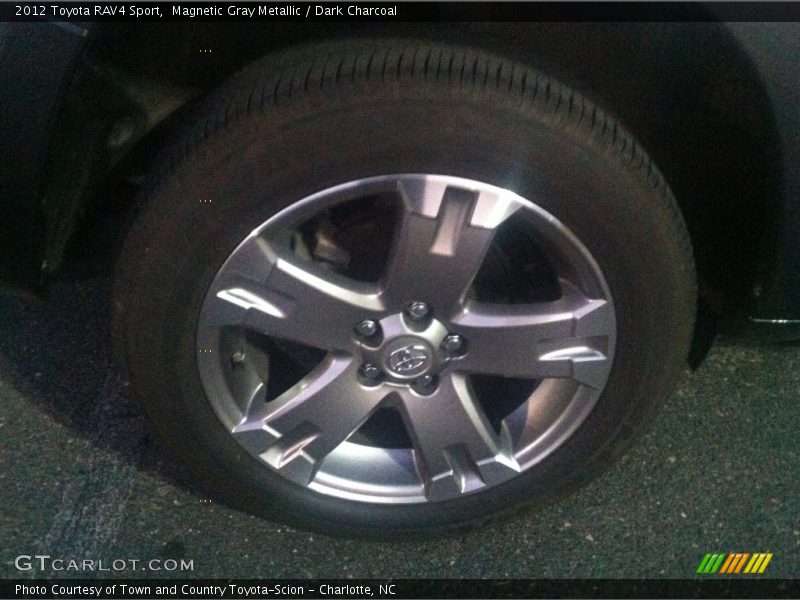 Magnetic Gray Metallic / Dark Charcoal 2012 Toyota RAV4 Sport