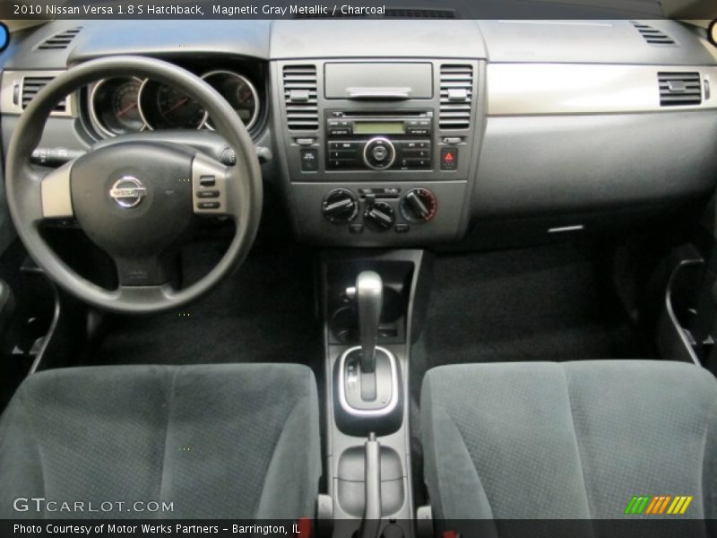 Magnetic Gray Metallic / Charcoal 2010 Nissan Versa 1.8 S Hatchback