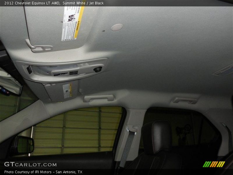 Summit White / Jet Black 2012 Chevrolet Equinox LT AWD