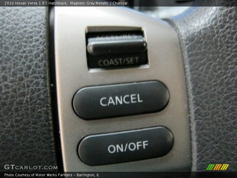 Magnetic Gray Metallic / Charcoal 2010 Nissan Versa 1.8 S Hatchback