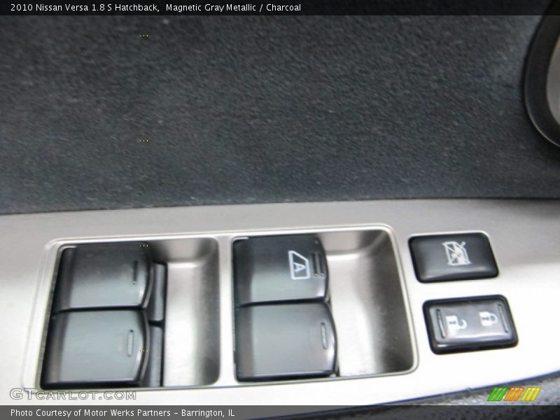 Magnetic Gray Metallic / Charcoal 2010 Nissan Versa 1.8 S Hatchback