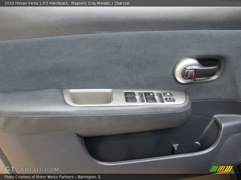 Magnetic Gray Metallic / Charcoal 2010 Nissan Versa 1.8 S Hatchback