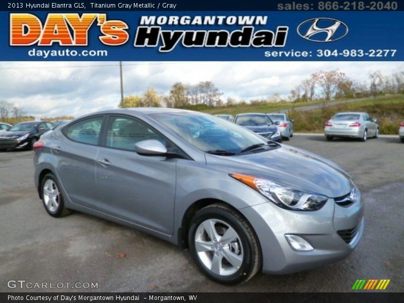 Titanium Gray Metallic / Gray 2013 Hyundai Elantra GLS
