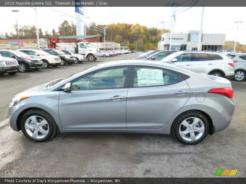 Titanium Gray Metallic / Gray 2013 Hyundai Elantra GLS