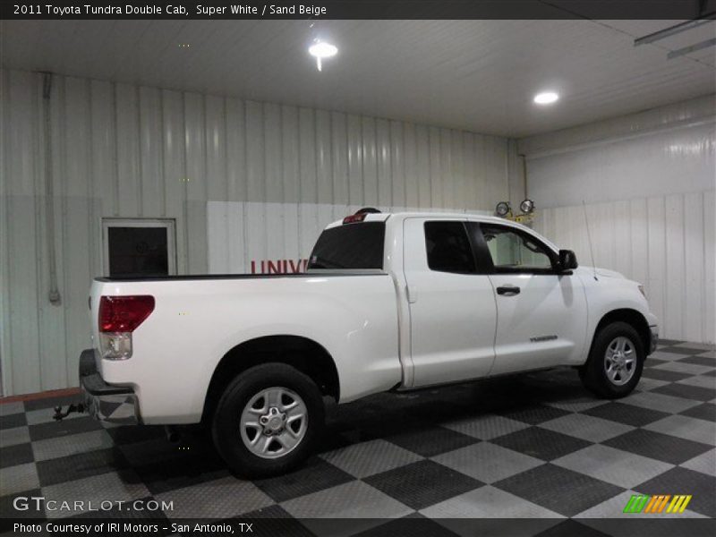 Super White / Sand Beige 2011 Toyota Tundra Double Cab