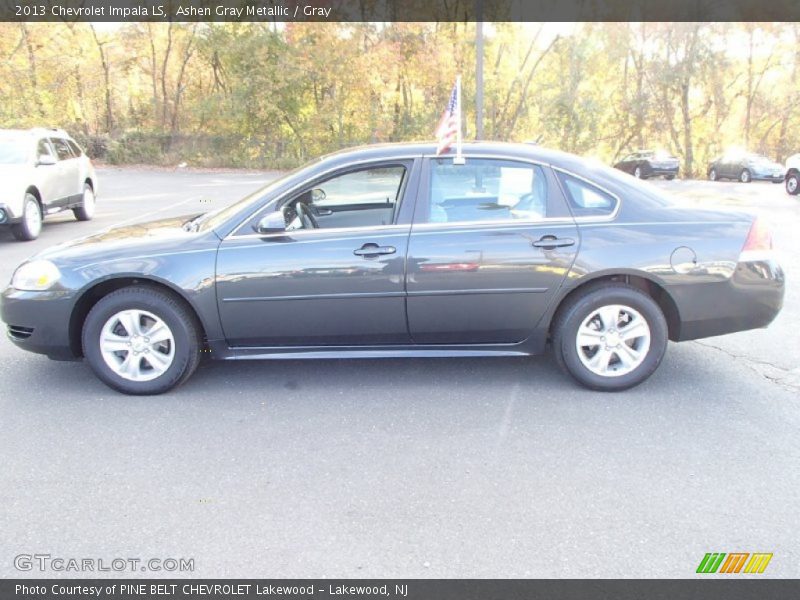 Ashen Gray Metallic / Gray 2013 Chevrolet Impala LS