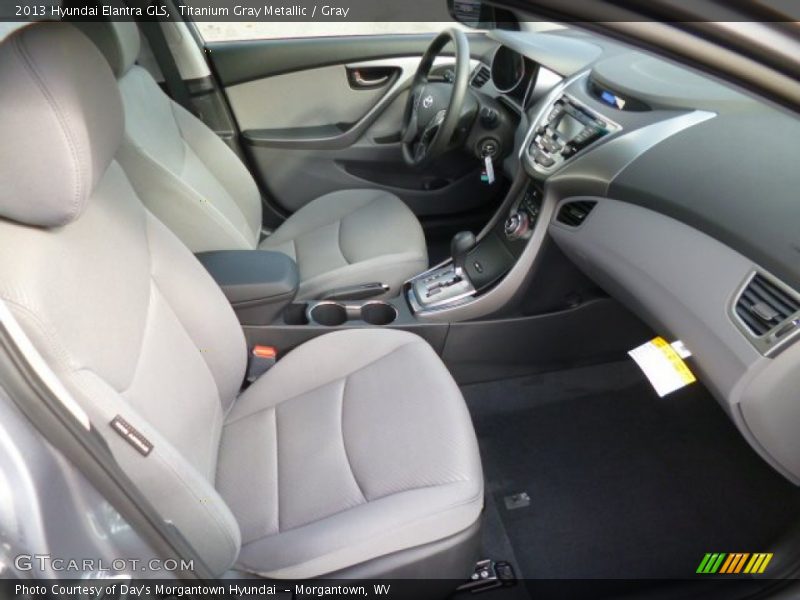 Titanium Gray Metallic / Gray 2013 Hyundai Elantra GLS