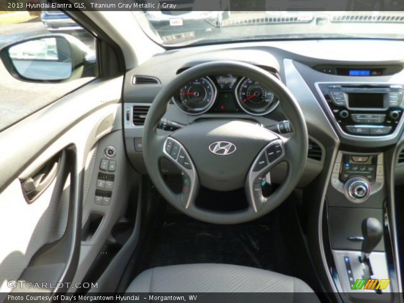 Titanium Gray Metallic / Gray 2013 Hyundai Elantra GLS