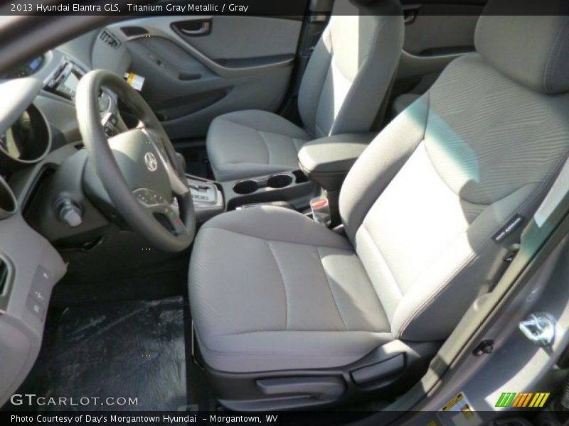 Titanium Gray Metallic / Gray 2013 Hyundai Elantra GLS