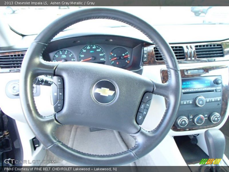 Ashen Gray Metallic / Gray 2013 Chevrolet Impala LS