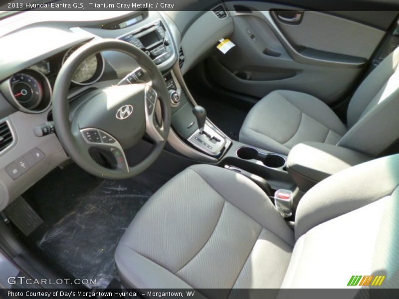 Titanium Gray Metallic / Gray 2013 Hyundai Elantra GLS