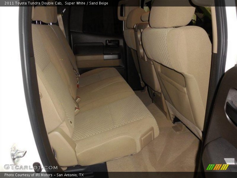 Super White / Sand Beige 2011 Toyota Tundra Double Cab