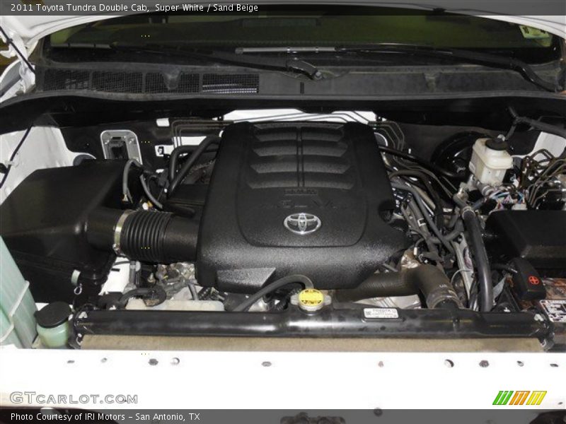 Super White / Sand Beige 2011 Toyota Tundra Double Cab