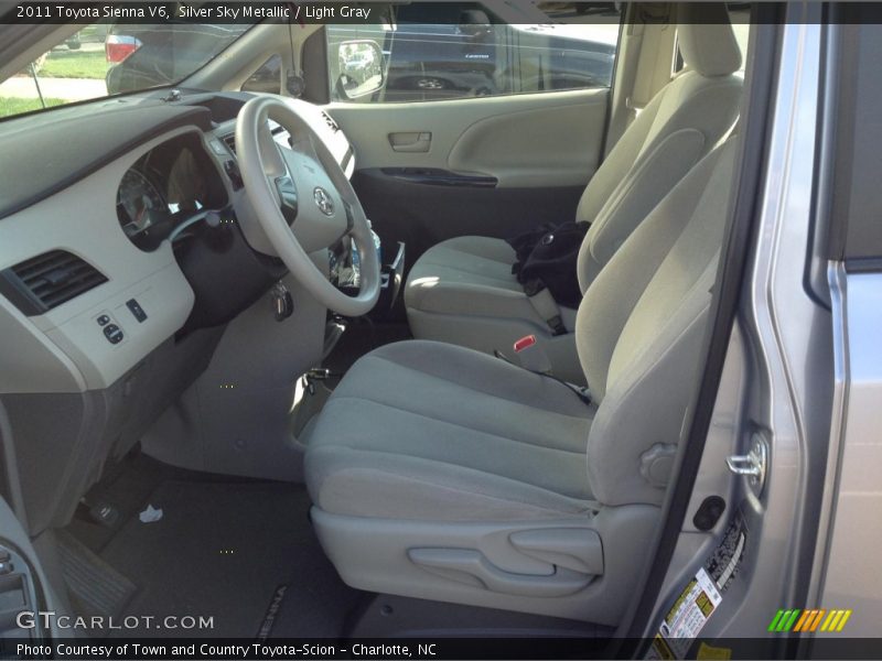 Silver Sky Metallic / Light Gray 2011 Toyota Sienna V6