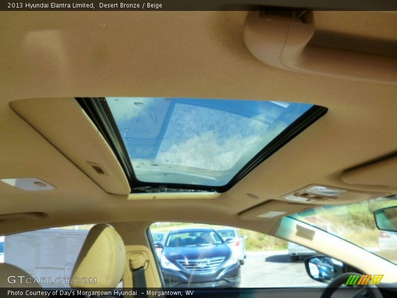Desert Bronze / Beige 2013 Hyundai Elantra Limited